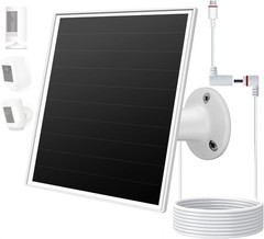 6W Solar Panel for Ring Camera, Solar Charger Compatible with Ring Spotlight/…