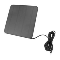 Solar Panel 6V 5W Type C Port IP65 Waterproof 360 Deg Rotatable For