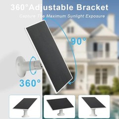 Solar Panel Charger for eufyCam 2 2C SoloCam USB C Waterproof 1 Pack