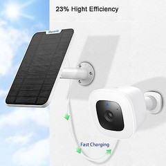 Outdoor Solar Panel 4W 13ft Cable IP65 Waterproof 360 Adjustable Mount 3 Pack
