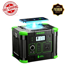 EBL 300W Portable Power Station 288Wh Solar Generator for Camping & Emergencies