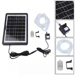 Adjustable 6W9V Solar Water Pump Perfect for Outdoor Use in Ponds and Aquariums