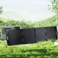 200W Foldable Solar Panel Self-supporting, Waterproof Smart Outdoor Solar Kit