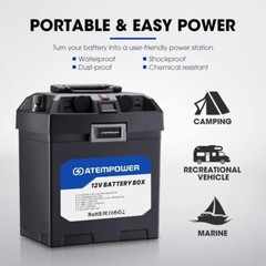 ATEM POWER 12v POWER BOX for Lead Acid/AGM/Li-ion – DIY Power Station generator