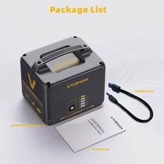 US VTOMAN Jump 600X Extra Battery 640Wh LiFePO4 Backup Expansion Battery