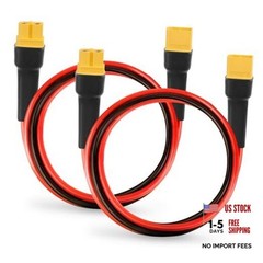 10AWGPCS XT60 Extension Cable 3 5 10 1505 30 35 40 50 75 100FT XT60 2FT 2