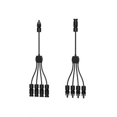 Solar Parallel Charging Cable 1to4 Y Branch Parallel Wire Plug Tool Kit For Four