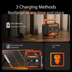Flashfish 300W 230WH Portable Solar Generator Optional With 60W 18V Solar Panel