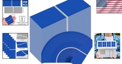 Lightweight 200PCS DIY Micro Solar Cells – Efficient 0.5V 400mA Energy Source