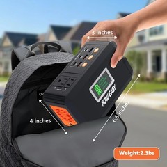 Lightweight 120W Portable Solar Power Station – Ideal for Camping and Emergency