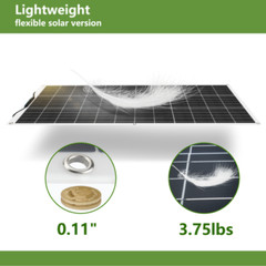 150-1200W Watt Mono Solar Panel 12V Battery Charging Home RV Off-Grid Boat Power