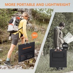 Portable Foldable Solar Panel Kit 110W 220W 400W 440W for Ecoflow Power Stations