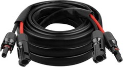 10AWG Solar Cable – 15FT Solar Panel Extension Cord 10 Gauge PV Wire with Flame