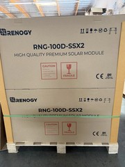 Renogy RNG-100D-S 100W Monocrystalline Photovoltaic PV Solar Panel – 2 Piece