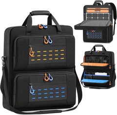 Solar Panel Storage Bag, Padded Carrying Case Fits for 2 Panels, Water-Resistant