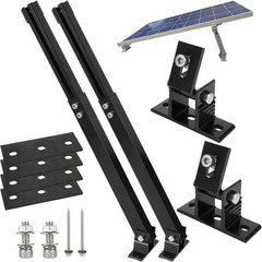 Adjustable Solar Panel Tilt Mount Brackets Aluminum Alloy Solar Panel Mounting S