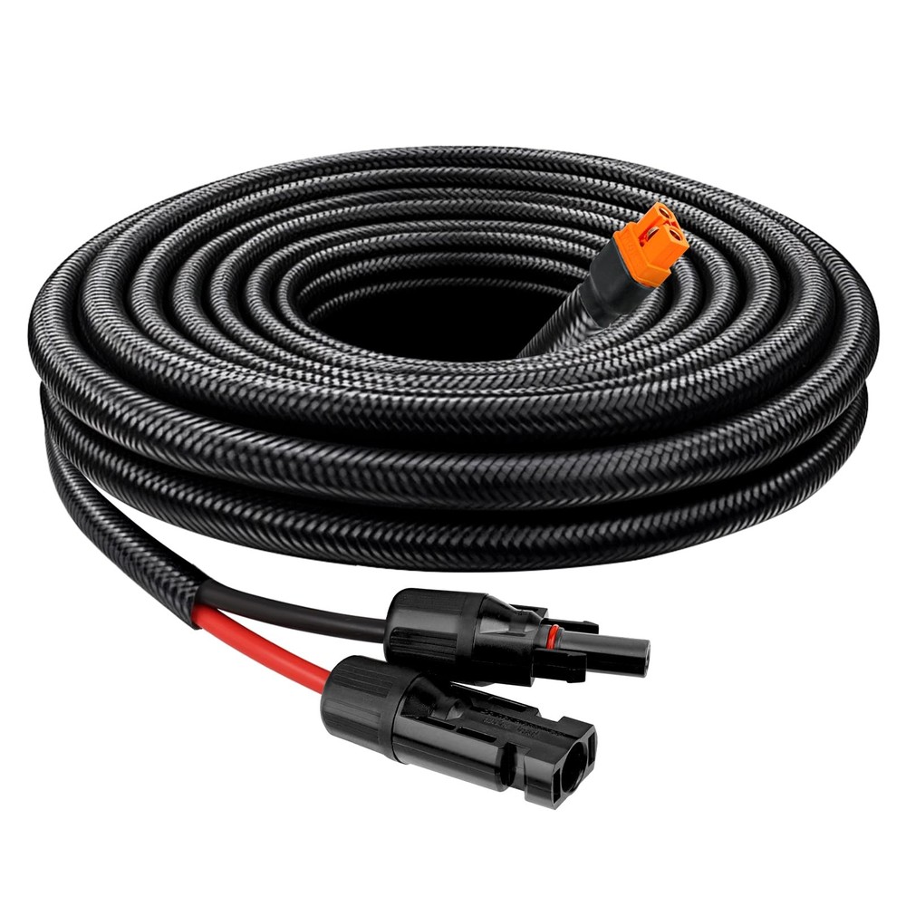 MOOKEERF Solar to XT60i Cable 10AWG with Flame Retardant Protective Sleeving …