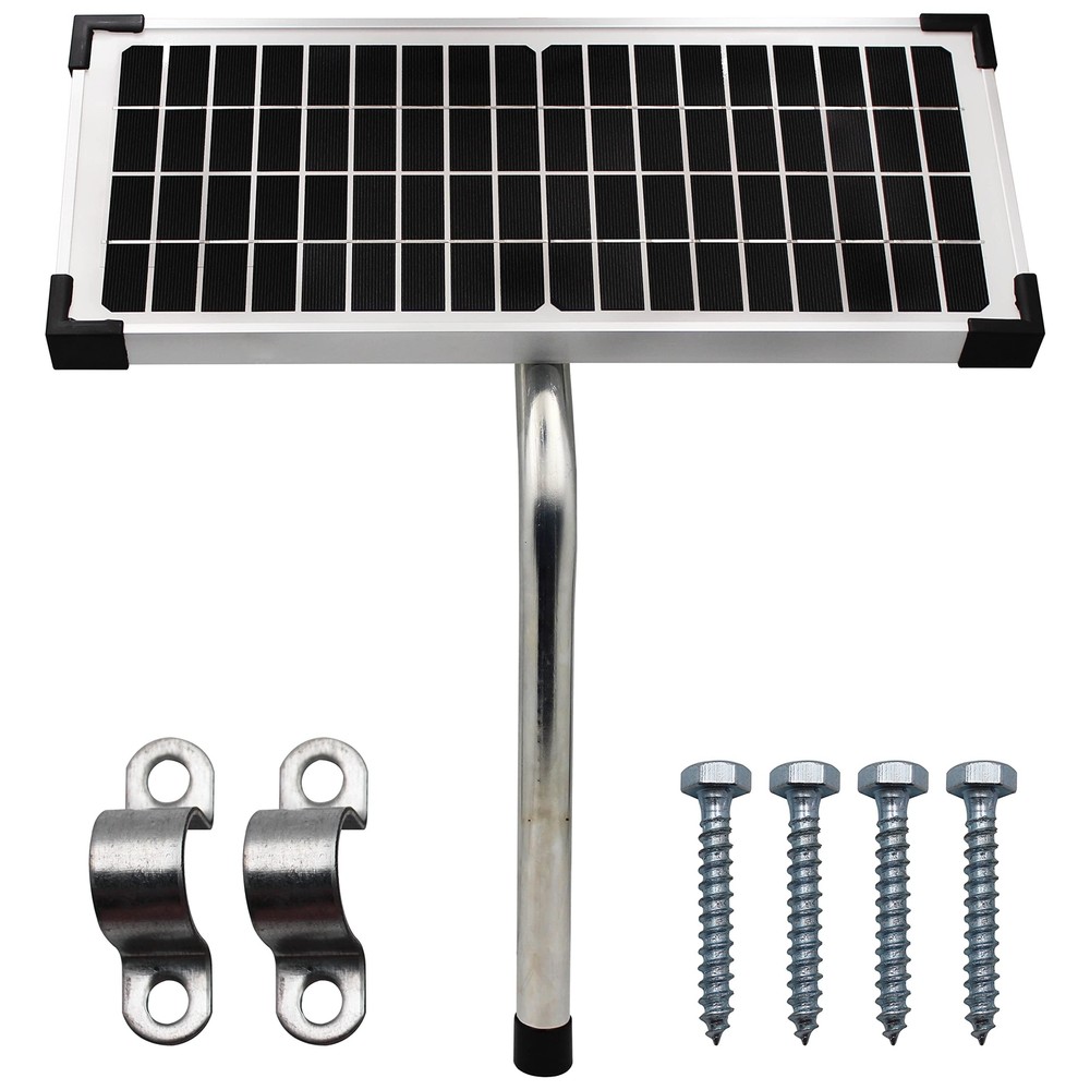 FM123 10 Watt Solar Panel Kit, Compatible with Mighty Mule Automatic Gate Ope…