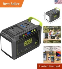Portable 88Wh Power Station with Fast Charging – Ideal for Camping & Emergencies