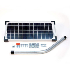 Mighty Mule 10 Watt Solar Panel Kit For Electric Dual Swing Gate Opener Easy DIY