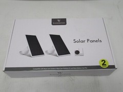 Wasserstein Solar Panel Compatible with Wyze Cam Outdoor/Battery Cam Pro- 2 Pack