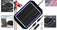 20W Solar Battery Charger – Compatible with Various 12V Systems