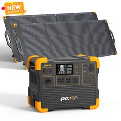 Pecron E1500LFP 1536Wh Portable Power Station Solar Generator w/400W Solar Panel