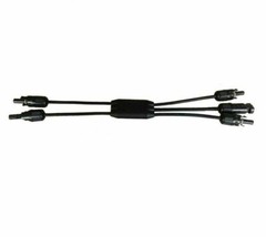 Solar Panel PV Cable Y Branch Wear-resisting Copper Tin Plate Anti-UV Connector