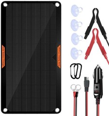 Efficient Solar Battery Charger with Visual Status – Ideal for Automotive & RVs