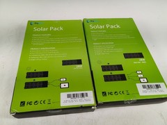 BigBlue 28W Solar Pack Solar Charger 3 USB Ports Solar Charger w/ Ammeter