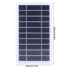 ˜2W 5V Polycrystalline Silicon Solar Panel Outdoor Solar Battery Charger Hot