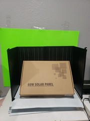 BRAND NEW! Powkey S60 Foldable Solar Panel Charger 18V DC Output X003XRFDUZ New