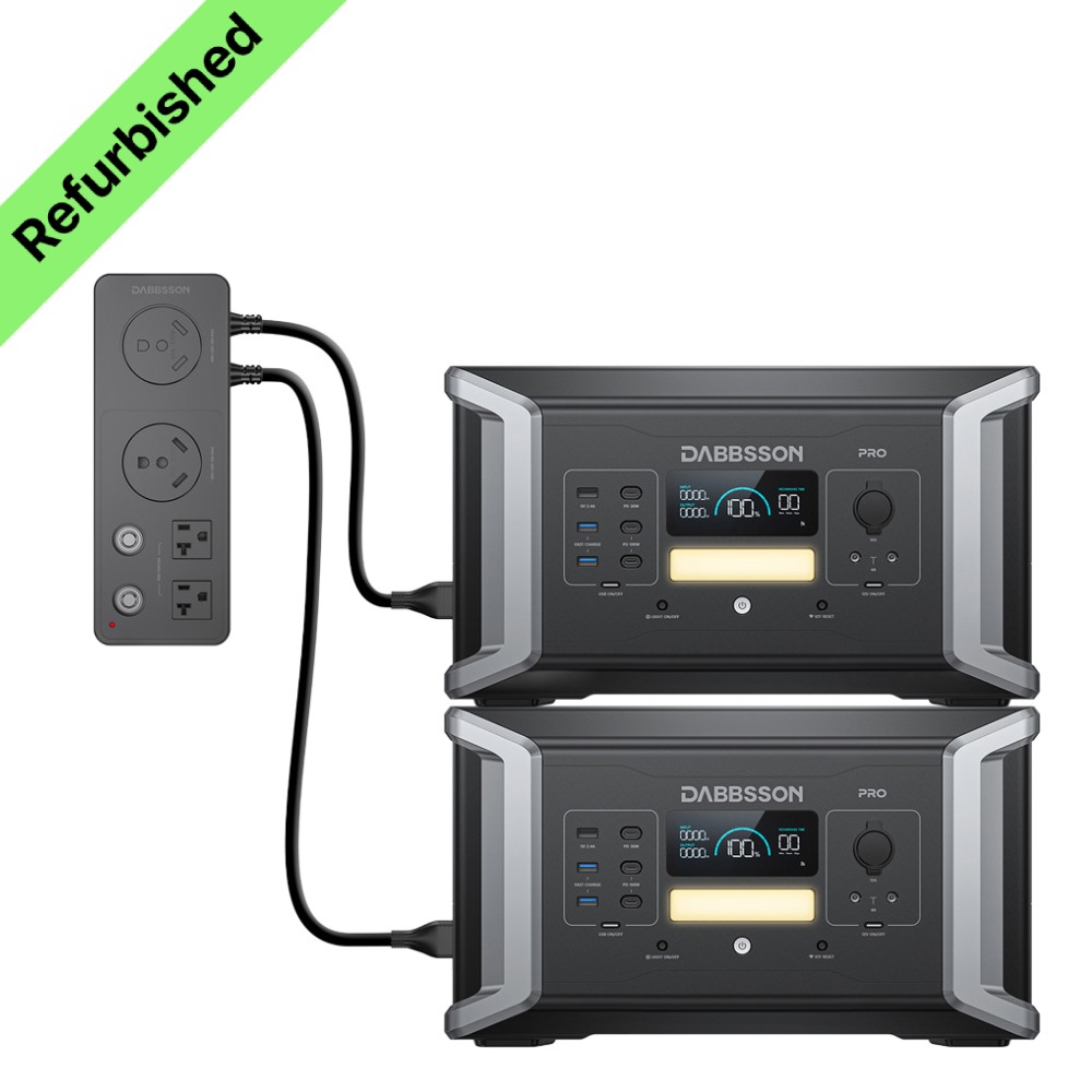 Dabbsson 2048Wh 3600W Portable Power Station Generator for Home Camping Backup