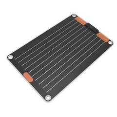 15W 5V 2.5A Solar Panel Battery Charger Monocrystalline Silicon Rain Proof FBIO