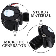 12V Portable Micro Water Turbine Generator for Outdoor Camping and Hiking