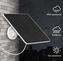Solar Panel for Ring Camera, 5W Camera Solar Panel Compatible with Ring Stick Up