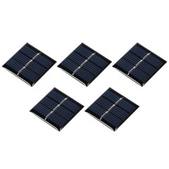 5 x Mini Solar Panel Cell 1.5V 60mA 0.09W 30mm x 30mm for DIY