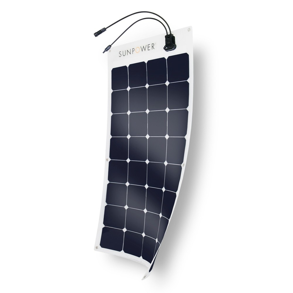 100W Flexible Authentic SunPower Brand Solar Panel (MADE IN FRANCE)