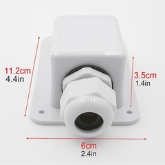 White Waterproof Solar Cable Entry Gland, Single Cable Entry Gland for All Cable