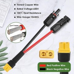 Waterproof XT60 Solar Connector Cable