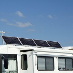 12V 30W 100A Solar Panel Charging Off-Grid RV Camping Home Boat with Controller