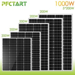 1000W Watts Mono Solar Panel 12 Volts Monocrystalline High Efficiency Module PV