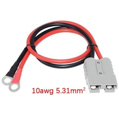 Silicone Rubber 10AWG Double Pole Connectors for Electric Vehicle Applications