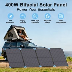 E-POWO Camping Solar Panel Charger 400W 220W 110W Lightweight for Power Station