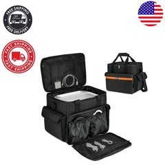 Water-Resistant Travel Bag for Portable Power Stations – 7 Compartments Included
