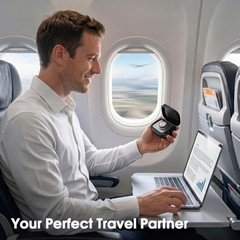 Charging Case Compatible with Oura Ring Gen 5, 4 & 3, 1000mAh Portable Travel