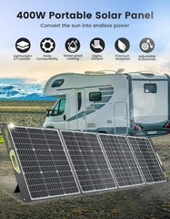 Greenmagic 400W Portable Solar Panel 39V Foldable