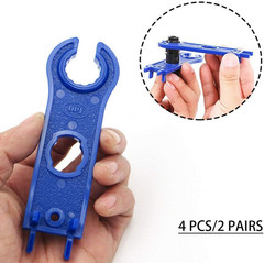 Solar Spanner Wrench for MC4 Connectors, Fits Solar Panel Tools | 2-Pair Solar S