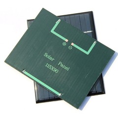 2Pack 12V 1.5W Solar Panel Small Cell Module Epoxy Mobile DC Battery Charger DIY
