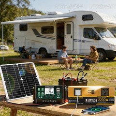 Grennova 2200W Solar Kit Real Capacity Off-Grid DIY Power System